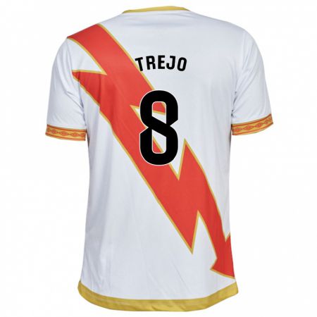 Kandiny Damen Óscar Trejo #8 Weiß Heimtrikot Trikot 2023/24 T-Shirt