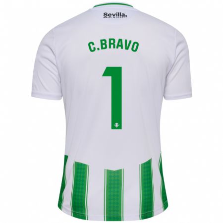 Kandiny Damen Claudio Bravo #1 Weiß Heimtrikot Trikot 2023/24 T-Shirt