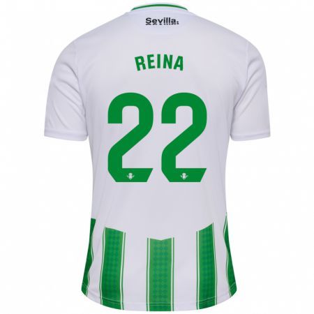 Kandiny Damen Carlos Reina #22 Weiß Heimtrikot Trikot 2023/24 T-Shirt