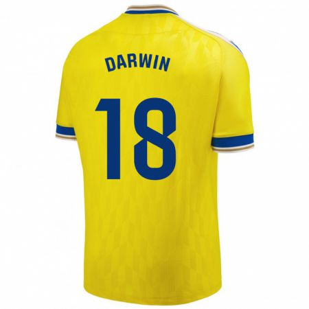 Kandiny Damen Darwin Machís #18 Gelb Heimtrikot Trikot 2023/24 T-Shirt