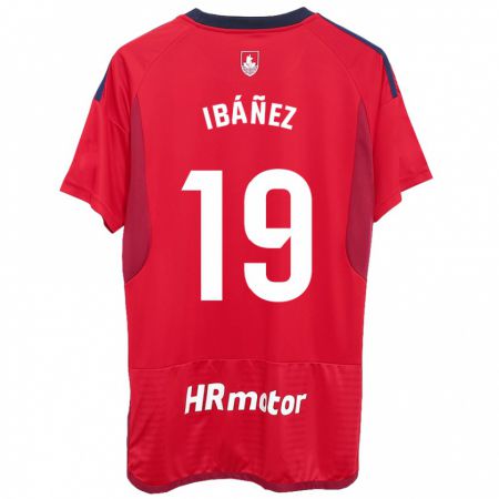 Kandiny Damen Pablo Ibáñez #19 Rot Heimtrikot Trikot 2023/24 T-Shirt