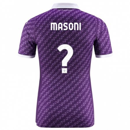 Kandiny Damen Tommaso Masoni #0 Violett Heimtrikot Trikot 2023/24 T-Shirt