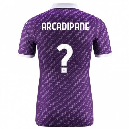 Kandiny Damen Guglielmo Arcadipane #0 Violett Heimtrikot Trikot 2023/24 T-Shirt