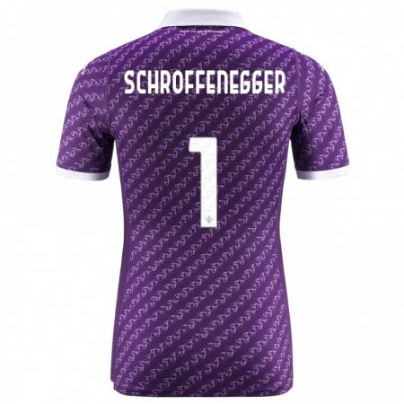 Kandiny Damen Katja Schroffenegger #1 Violett Heimtrikot Trikot 2023/24 T-Shirt