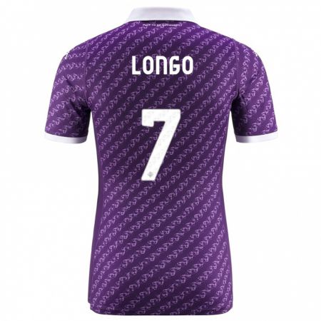 Kandiny Damen Miriam Longo #7 Violett Heimtrikot Trikot 2023/24 T-Shirt