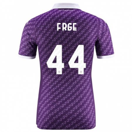 Kandiny Damen Emma Færge #44 Violett Heimtrikot Trikot 2023/24 T-Shirt