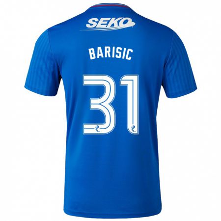 Kandiny Damen Borna Barisic #31 Blau Heimtrikot Trikot 2023/24 T-Shirt