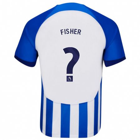 Kandiny Damen Hugo Fisher #0 Blau Heimtrikot Trikot 2023/24 T-Shirt