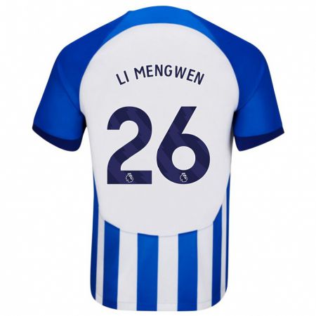 Kandiny Damen Li Mengwen #26 Blau Heimtrikot Trikot 2023/24 T-Shirt