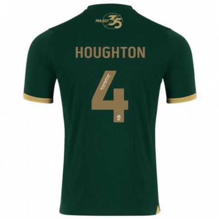 Kandiny Damen Jordan Houghton #4 Grün Heimtrikot Trikot 2023/24 T-Shirt