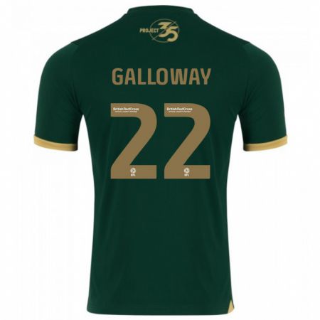 Kandiny Damen Brendan Galloway #22 Grün Heimtrikot Trikot 2023/24 T-Shirt