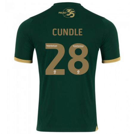 Kandiny Damen Luke Cundle #28 Grün Heimtrikot Trikot 2023/24 T-Shirt