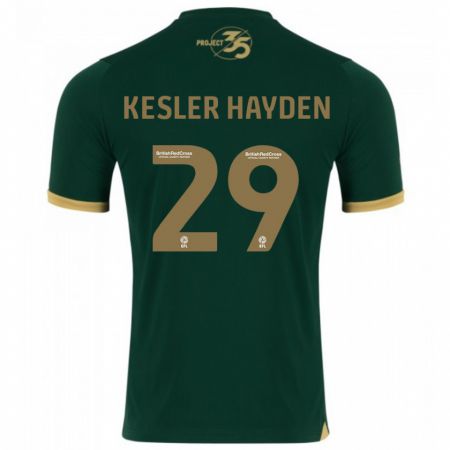 Kandiny Damen Kaine Kesler-Hayden #29 Grün Heimtrikot Trikot 2023/24 T-Shirt