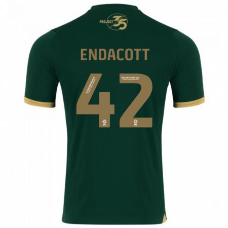 Kandiny Damen Jack Endacott #42 Grün Heimtrikot Trikot 2023/24 T-Shirt