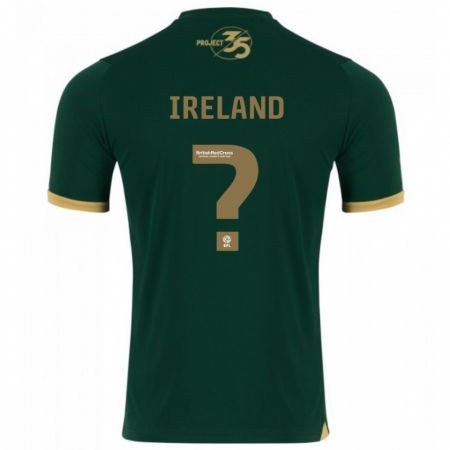 Kandiny Damen Jensen Ireland #0 Grün Heimtrikot Trikot 2023/24 T-Shirt