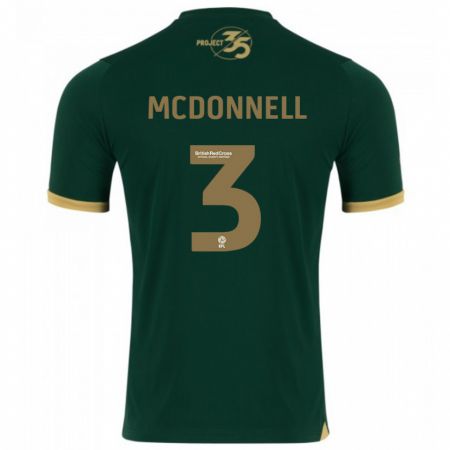 Kandiny Damen Rosie Mcdonnell #3 Grün Heimtrikot Trikot 2023/24 T-Shirt