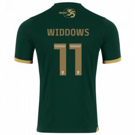 Kandiny Damen Jade Widdows #11 Grün Heimtrikot Trikot 2023/24 T-Shirt