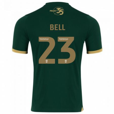 Kandiny Damen Katelyn Bell #23 Grün Heimtrikot Trikot 2023/24 T-Shirt