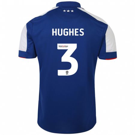 Kandiny Damen Summer Hughes #3 Blau Heimtrikot Trikot 2023/24 T-Shirt