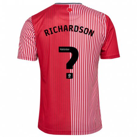 Kandiny Damen Cale Richardson #0 Rot Heimtrikot Trikot 2023/24 T-Shirt