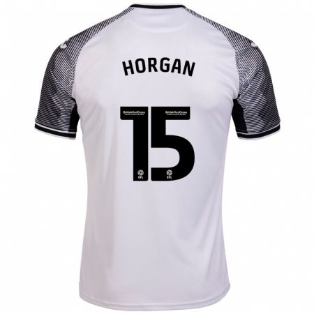 Kandiny Damen Gwenan Horgan #15 Weiß Heimtrikot Trikot 2023/24 T-Shirt
