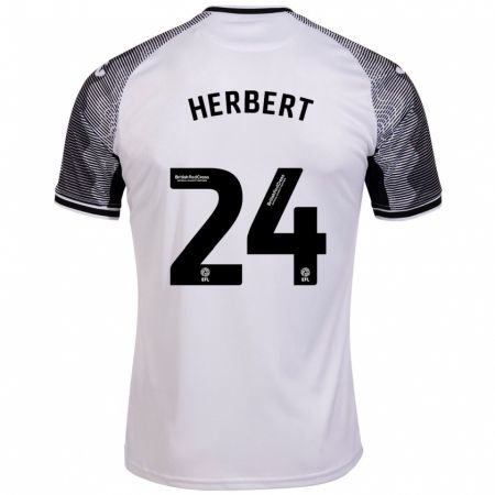 Kandiny Damen Chelsea Herbert #24 Weiß Heimtrikot Trikot 2023/24 T-Shirt
