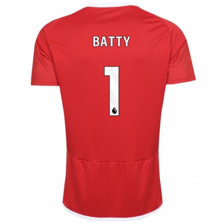 Kandiny Damen Emily Batty #1 Rot Heimtrikot Trikot 2023/24 T-Shirt