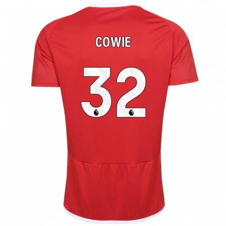 Kandiny Damen Abi Cowie #32 Rot Heimtrikot Trikot 2023/24 T-Shirt
