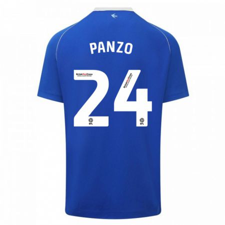 Kandiny Damen Jonathan Panzo #24 Blau Heimtrikot Trikot 2023/24 T-Shirt