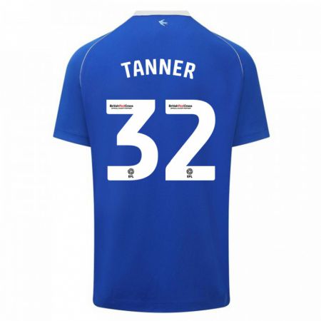 Kandiny Damen Ollie Tanner #32 Blau Heimtrikot Trikot 2023/24 T-Shirt