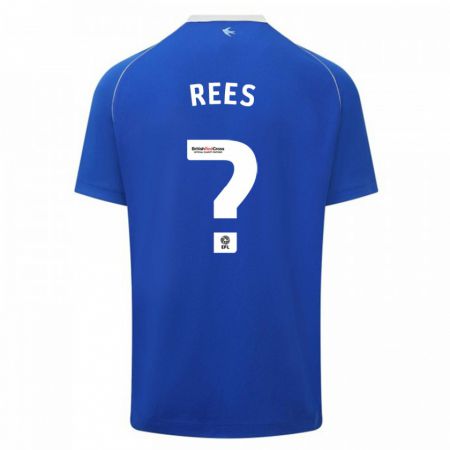 Kandiny Damen Osian Rees #0 Blau Heimtrikot Trikot 2023/24 T-Shirt