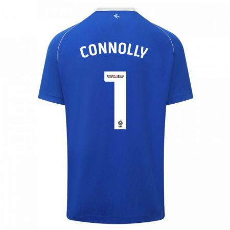 Kandiny Damen Daisy Connolly #1 Blau Heimtrikot Trikot 2023/24 T-Shirt