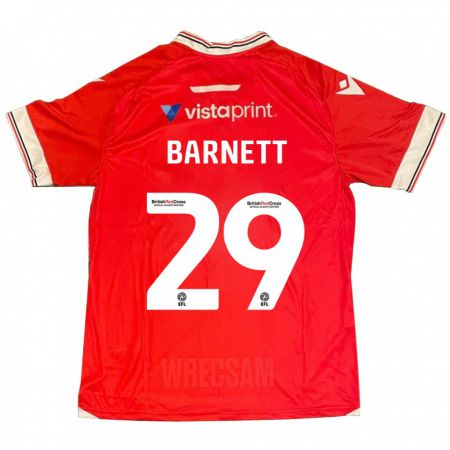 Kandiny Damen Ryan Barnett #29 Rot Heimtrikot Trikot 2023/24 T-Shirt