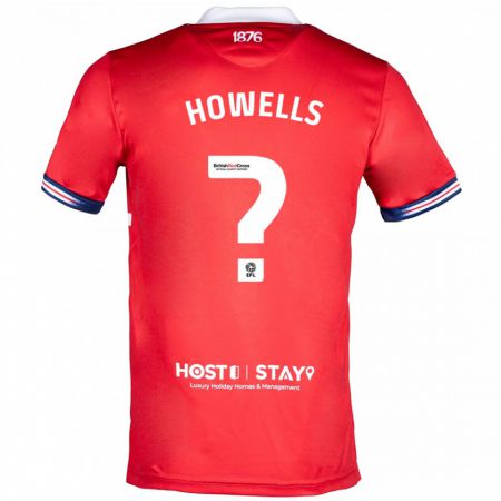 Kandiny Damen Max Howells #0 Rot Heimtrikot Trikot 2023/24 T-Shirt