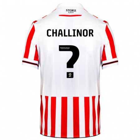Kandiny Damen Oliver Challinor #0 Rot-Weiss Heimtrikot Trikot 2023/24 T-Shirt
