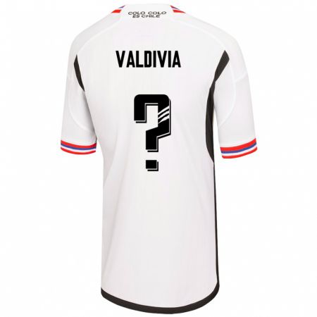 Kandiny Damen Felipe Valdivia #0 Weiß Heimtrikot Trikot 2023/24 T-Shirt