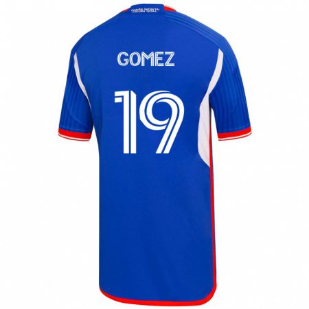 Kandiny Damen Juan Pablo Gómez #19 Blau Heimtrikot Trikot 2023/24 T-Shirt