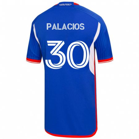 Kandiny Damen Cristian Palacios #30 Blau Heimtrikot Trikot 2023/24 T-Shirt