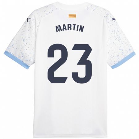 Kandiny Damen Iván Martín #23 Weiß Auswärtstrikot Trikot 2023/24 T-Shirt