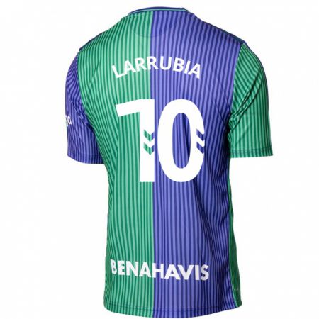 Kandiny Damen David Larrubia #10 Grün Blau Auswärtstrikot Trikot 2023/24 T-Shirt