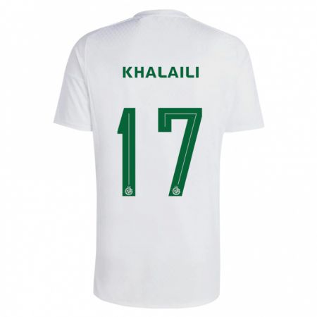 Kandiny Damen Iyad Khalaili #17 Grün Blau Auswärtstrikot Trikot 2023/24 T-Shirt