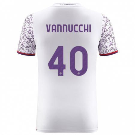 Kandiny Damen Tommaso Vannucchi #40 Weiß Auswärtstrikot Trikot 2023/24 T-Shirt