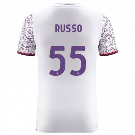 Kandiny Damen Federica Russo #55 Weiß Auswärtstrikot Trikot 2023/24 T-Shirt