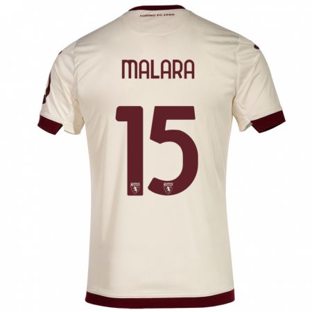 Kandiny Damen Sara Malara #15 Sekt Auswärtstrikot Trikot 2023/24 T-Shirt