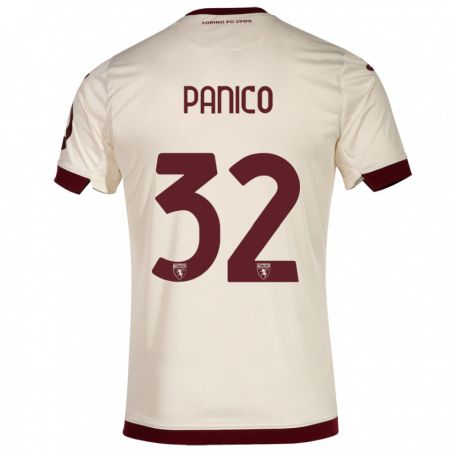 Kandiny Damen Patrizia Panico #32 Sekt Auswärtstrikot Trikot 2023/24 T-Shirt