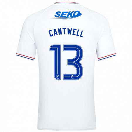 Kandiny Damen Todd Cantwell #13 Weiß Auswärtstrikot Trikot 2023/24 T-Shirt