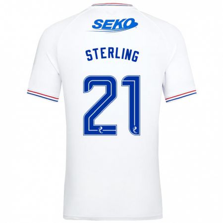 Kandiny Damen Dujon Sterling #21 Weiß Auswärtstrikot Trikot 2023/24 T-Shirt