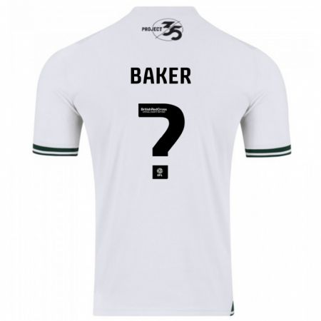 Kandiny Damen Zak Baker #0 Weiß Auswärtstrikot Trikot 2023/24 T-Shirt