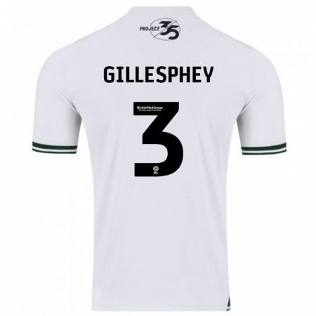 Kandiny Damen Macaulay Gillesphey #3 Weiß Auswärtstrikot Trikot 2023/24 T-Shirt
