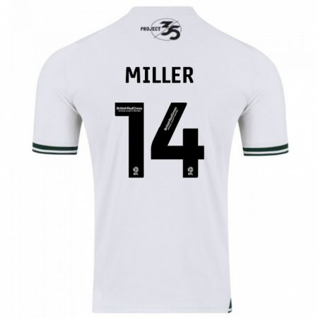 Kandiny Damen Mickel Miller #14 Weiß Auswärtstrikot Trikot 2023/24 T-Shirt